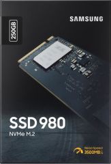 Samsung 980 M.2 2280 250GB NVMe PCIe 3.0 x4 (MZ‑V8V250BW) 2. Sınıf Okuma: 2 900 MB/s Yazma: 1 300 MB/s 5 Yıl Garanti SSD
