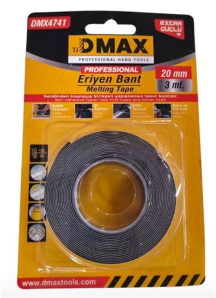 Dmax Kaydırmaz Bant Fosforlu 50mm-3mt 4628