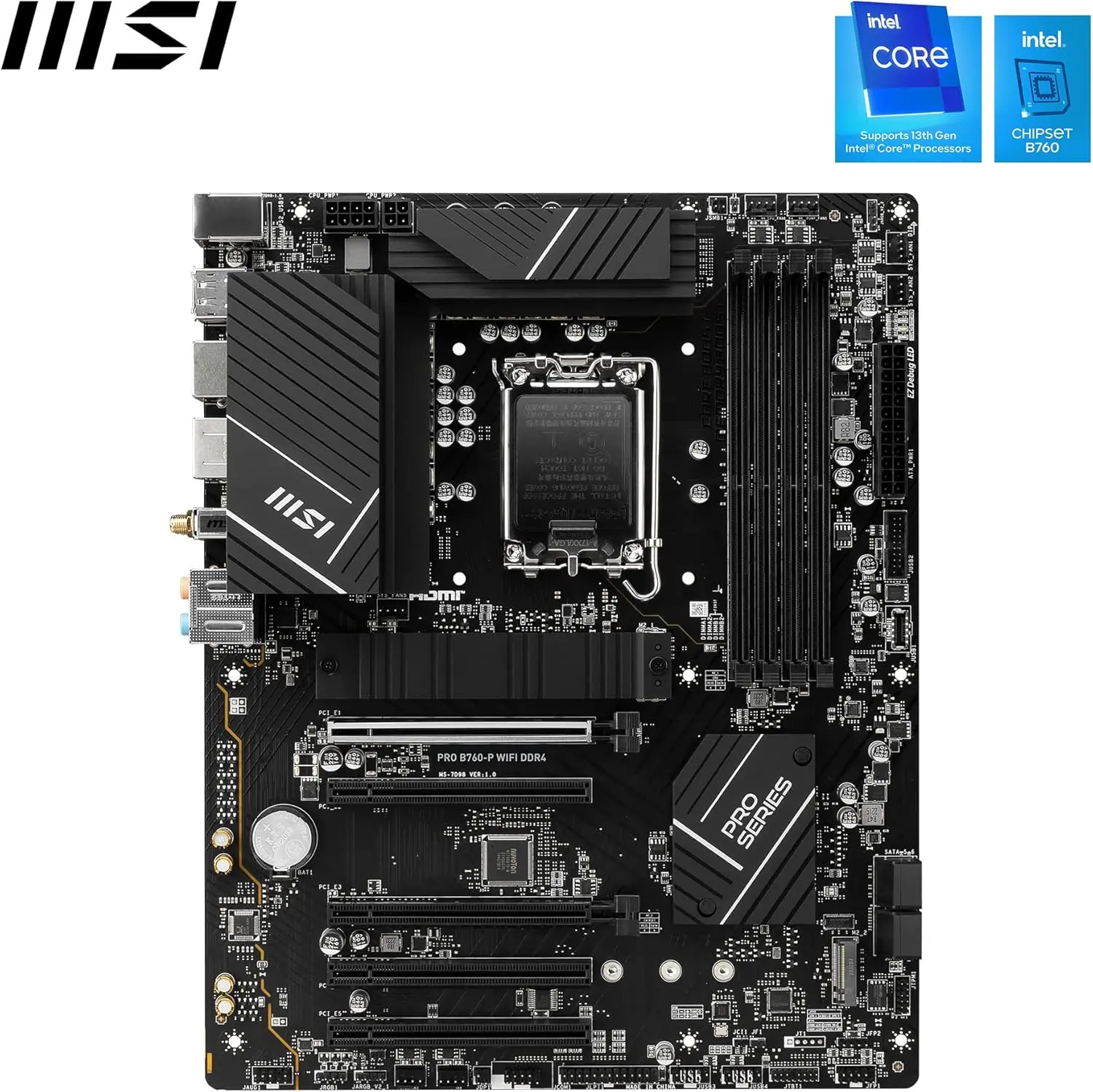 MSI PRO B760-P WIFI DDR4 SOKET 1700 5333(OC)