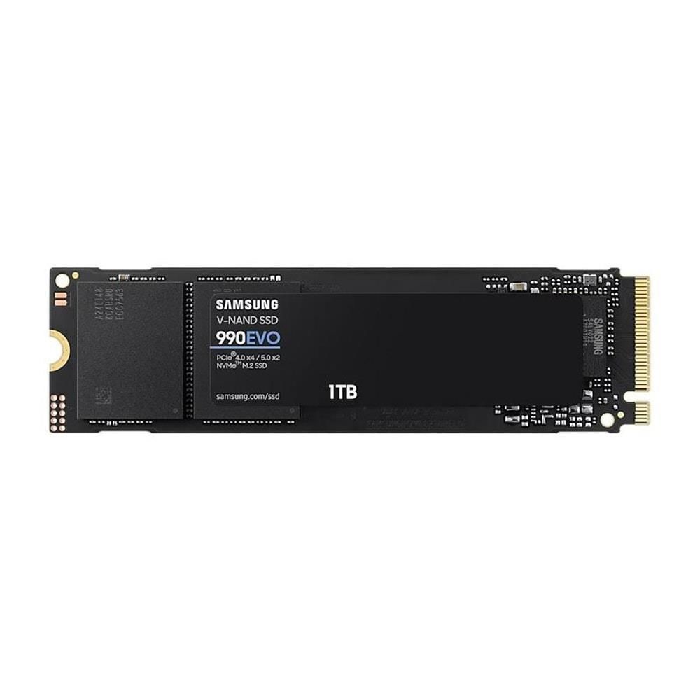 Samsung 990 Evo 1TB M.2 NVMe PCIe Gen 4.0 x4 SSD (Okuma 5000MB/s - Yazma 4200MB/s) MZ-V9E1T0BW