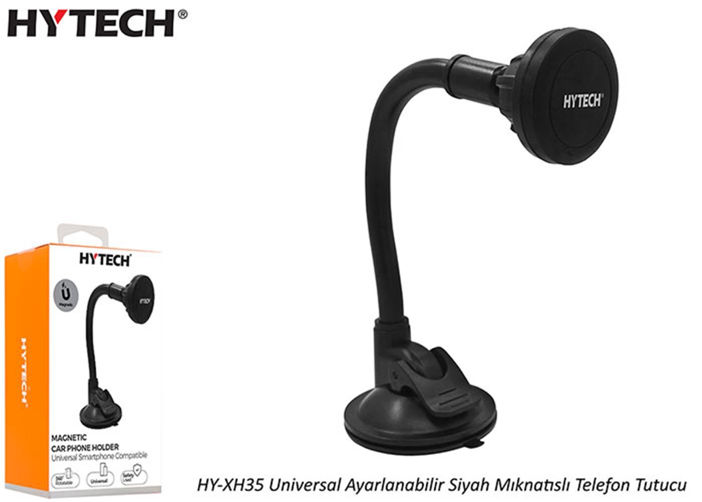 Hytech HY-XH35 Universal 360 Derece Ayarlanabilir Mıknatıslı Havalandırma Tipi Araç İçi Telefon Tutucu Siyah