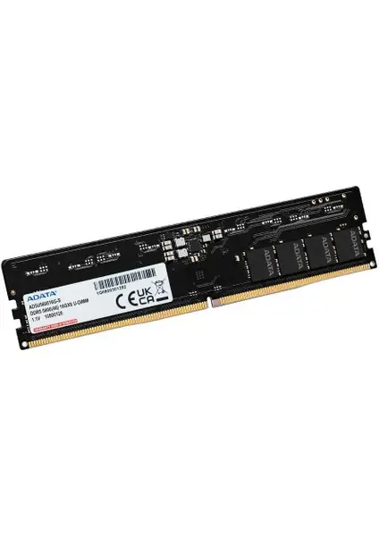 Adata 16GB DDR5 5600MHz CL46 UDIMM Masaüstü RAM (AD5U560016G-S)