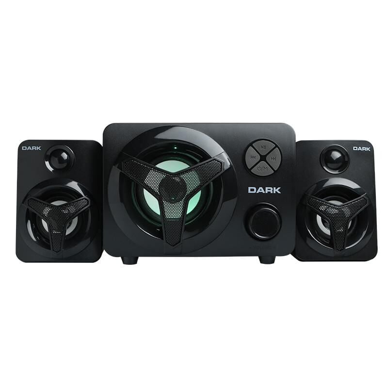 DARK DK‑AC‑SP215 Total 11W RMS 2+1 USB Speaker (Bluetooth 5.0, 3.5 mm AUX, LED Işık, Subwoofer, 45 Hz‑18 kHz)