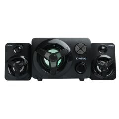 DARK DK‑AC‑SP215 Total 11W RMS 2+1 USB Speaker (Bluetooth 5.0, 3.5 mm AUX, LED Işık, Subwoofer, 45 Hz‑18 kHz)