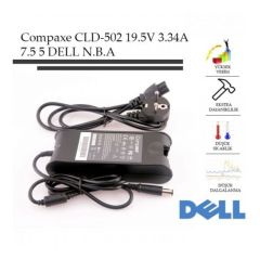 Compaxe CLD-502 65W 19.5V 3.34A 7.4x5.0mm Uç Dell Notebook Şarj Adaptörü Güç Kaynağı