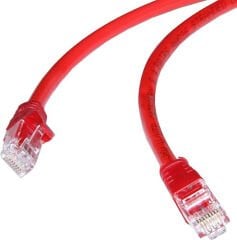FLAXES FNK‑6003K CAT6 30 cm 23 AWG Kırmızı Network (Patch) Kablosu