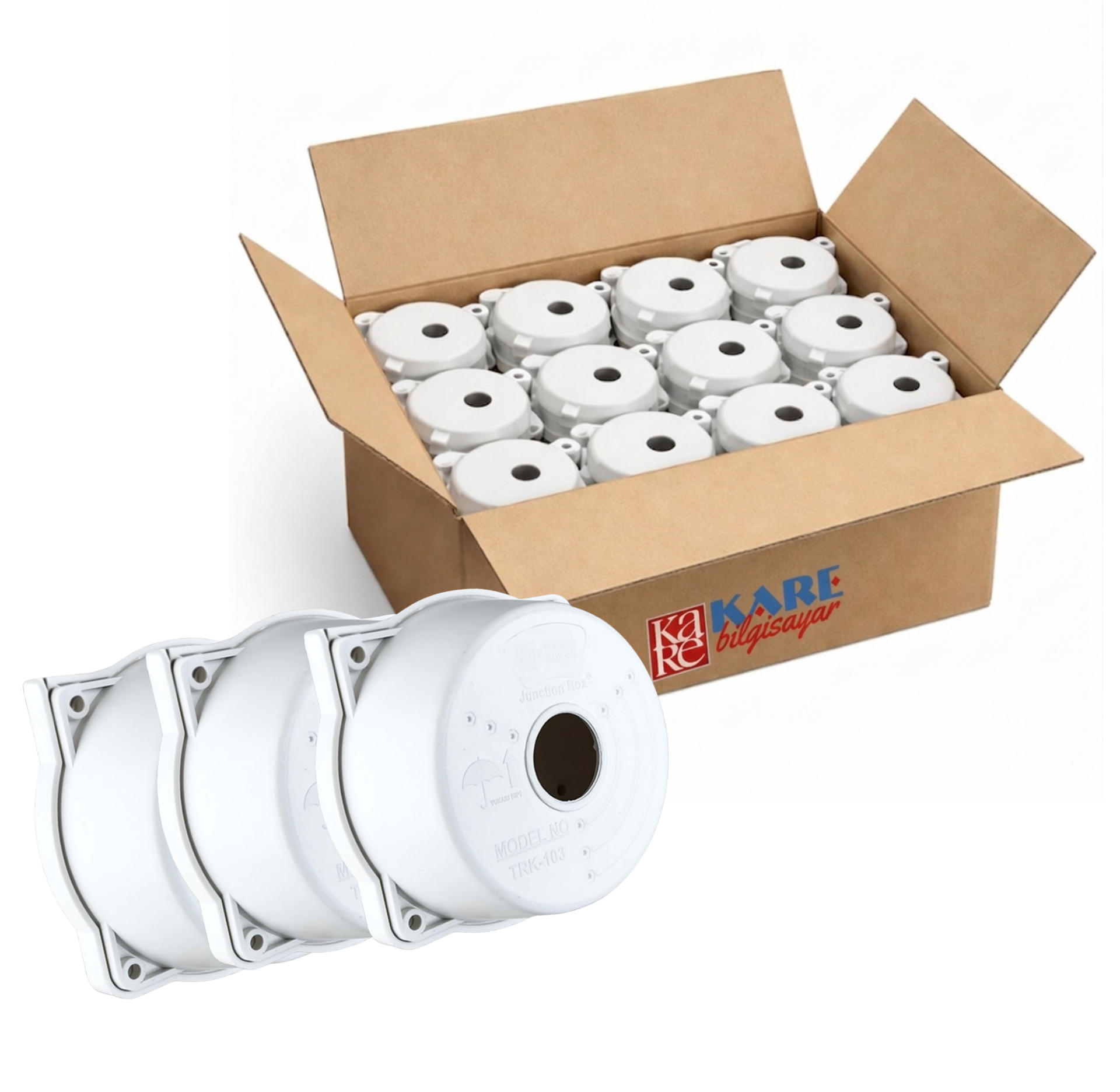 KameraKutusu TRK-103 Mini (Beyaz) Buat 24 Adet 1 Koli