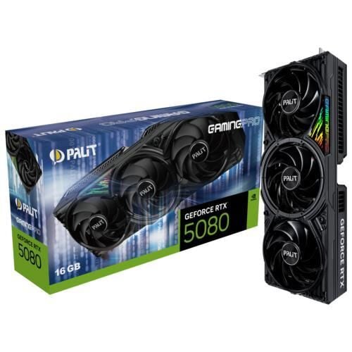 Palit GeForce RTX 5080 GamingPro 16GB 256-Bit GDDR7 Ekran Kartı