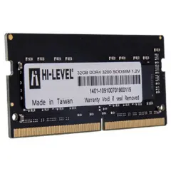 Hi-Level 32GB 3200MHz DDR4 CL22 SODIMM Notebook RAM (HLV-SOPC25600D4/32G)