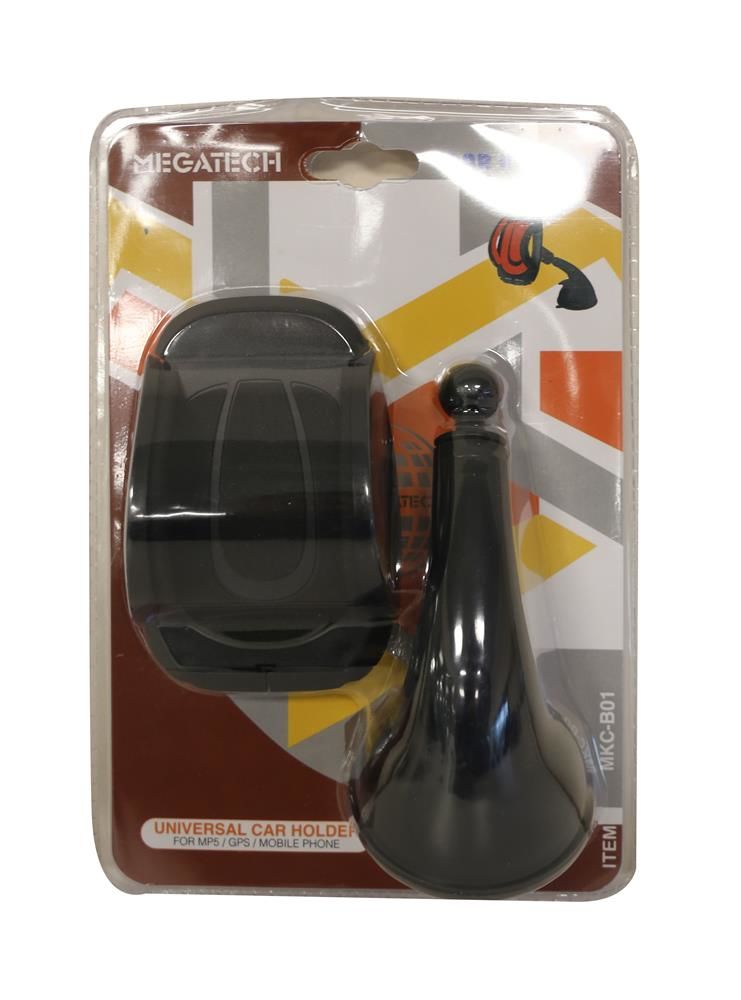Megatech MKC-B01 Universal Ayarlanabilir Vakumlu Vantuzlu Araç İçi Telefon Tutucu Kırmızı