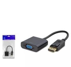 HADRON HDX7763 DisplayPort to VGA F Çevirici 1080P Siyah