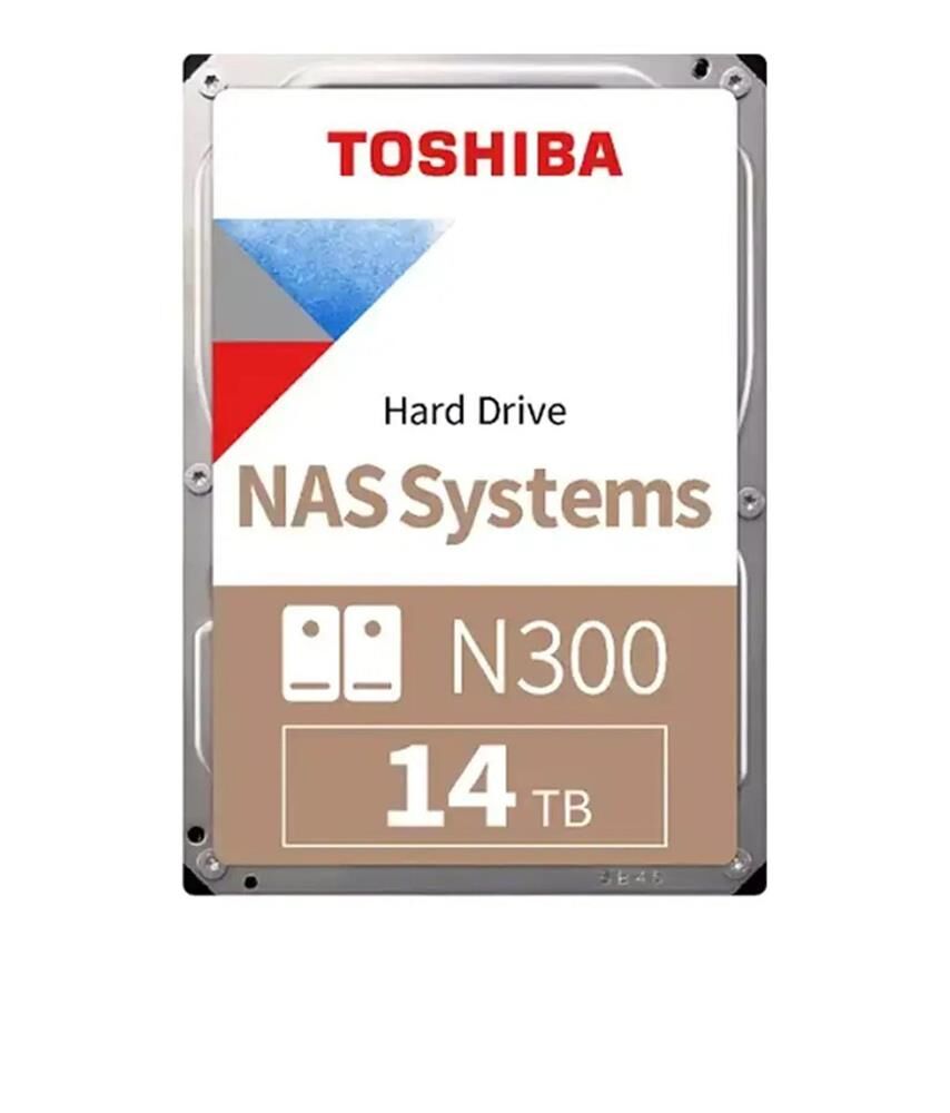 Toshiba N300 14TB 3.5'' 7200RPM 256MB Cache SATA 3 NAS Dahili Hard Disk (HDWG51EUZSVA)