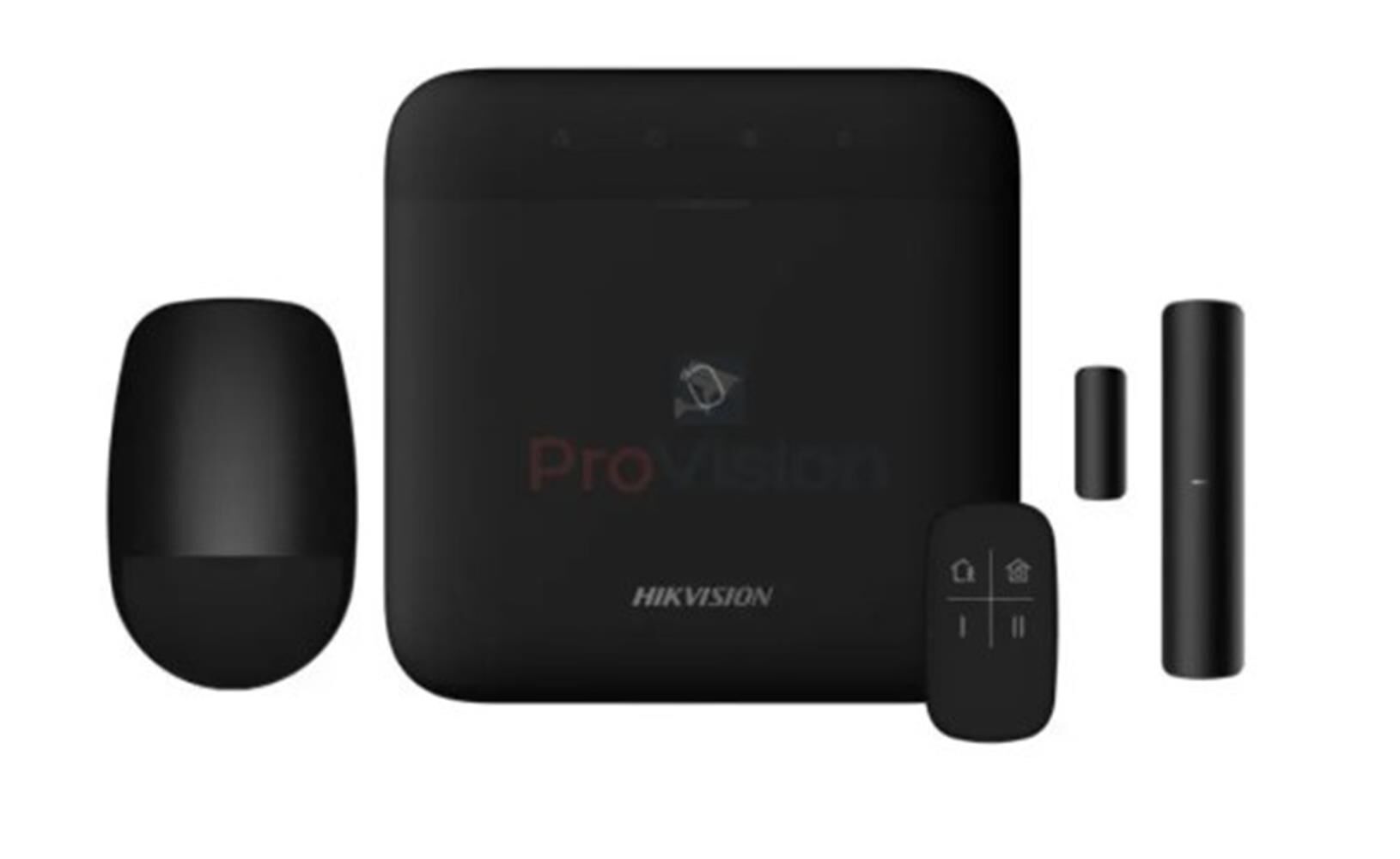 Hikvision AX PRO DS-PWA64-KIT-WB(B) 64 Kanal Kablosuz Akıllı Güvenlik Alarm Seti (Siyah Kasa)