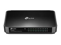 TP‑Link TL‑SF1024M 24 Port 10/100 Mbps Auto‑Negotiation RJ45 Plastik Kasa Fanless Desktop Switch