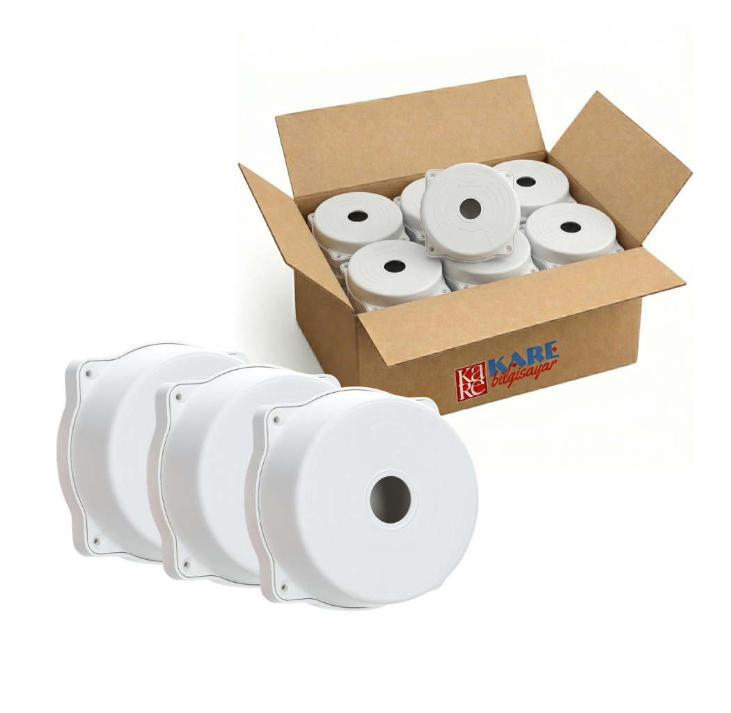 KameraKutusu TRK-113T (Taban Dahil) STANDART (Beyaz) Buat  24 Adet 1 Koli