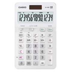 Casio JS-40B-WE 14 Haneli Kompakt Masa Tipi Profesyonel Hesap Makinesi (Beyaz)