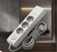 Mutlusan Ri-Tech 3lü 3mt Anahtarlı Şok Korumalı Grup Priz (001 175 370002 03 00)