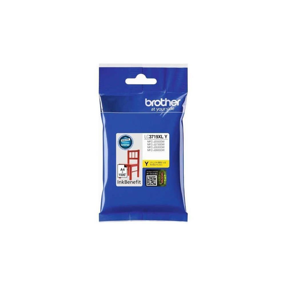 Brother LC3719XLY Sarı (Yellow) Yüksek Kapasiteli Mürekkep Kartuşu