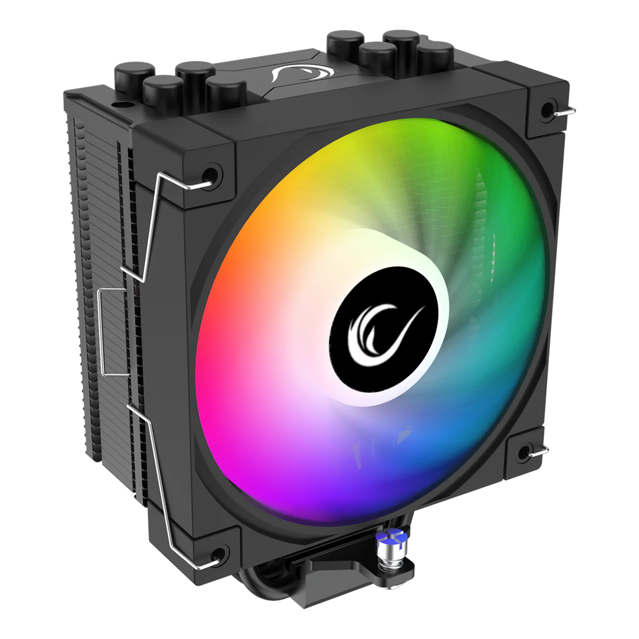 Rampage Frosty RM-C180 Siyah ARGB 120mm PWM 87 CFM 180W TDP AM5/LGA1851 Uyumlu İşlemci Soğutucu