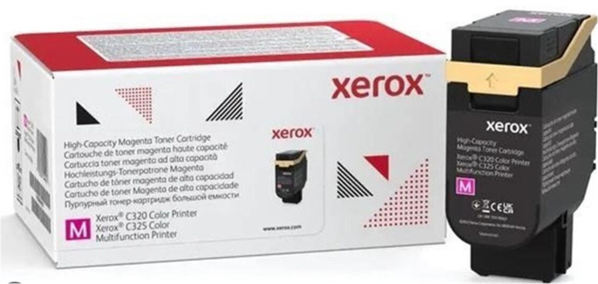 Xerox C320, C325 Uyumlu Macenta (Magenta) Yüksek Kapasiteli Orijinal Toner Kartuşu - 5.500 Sayfa (006R04833)