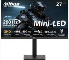 Dahua LM27-EM331A 27'' 200Hz 1ms 2-DP+2-HDMI+Audio out Pivot IPS Gaming Monitör