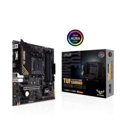 ASUS TUF GAMING A520M‑PLUS II DDR4 4800 MHz (OC) 4‑DIMM AM4 Micro‑ATX Anakart – 1×VGA D‑Sub + 1×HDMI™ 2.1 (4K@60Hz) + 1×DisplayPort 1.2 + 1×M.2 PCIe 3.0 ×4 & SATA + USB 3.2 Gen 1 + TUF Protection & Aura Sync