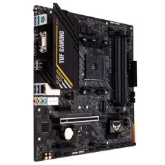ASUS TUF GAMING A520M‑PLUS II DDR4 4800 MHz (OC) 4‑DIMM AM4 Micro‑ATX Anakart – 1×VGA D‑Sub + 1×HDMI™ 2.1 (4K@60Hz) + 1×DisplayPort 1.2 + 1×M.2 PCIe 3.0 ×4 & SATA + USB 3.2 Gen 1 + TUF Protection & Aura Sync