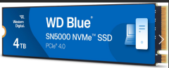 4TB WD BLUE M.2 NVMe SN5000 5500/5000MB/s WDS400T4B0E GEN4 SSD