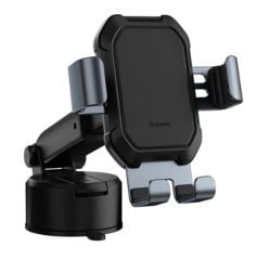 Baseus Tank Gravity Araç İçi Vantuzlu Teleskopik Telefon Tutucu Siyah (SUYL-TK01)