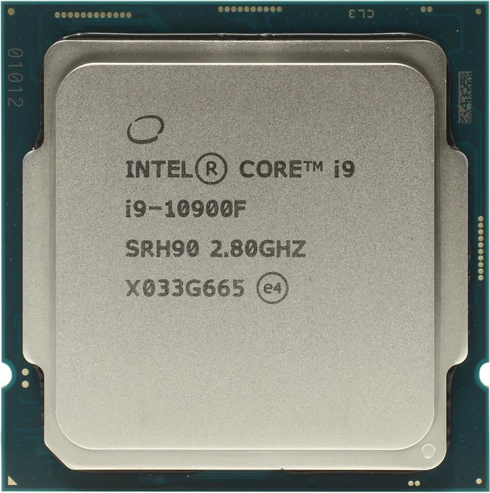 Intel Core i9-10900F Tray 2.8 GHz (Base) – 10. Nesil Comet Lake, 10 Çekirdek/20 Thread, 20 MB Smart Cache, LGA1200 (Kutusu Yok – Fansız, 65 W TDP) İşlemci