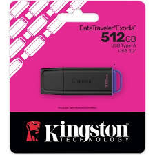 KINGSTON 512GB USB3.2 Gen 1 DataTraveler Exodia Siyah (DTXG2/512GB)