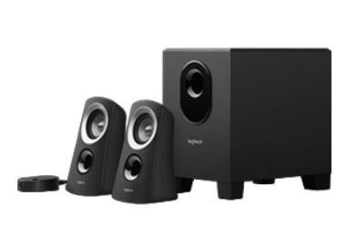 LOGITECH Z313 980‑000413 25 W RMS 50 W Peak 2+1 Multimedya Hoparlör Sistemi Siyah – 3.5 mm Giriş, Kulaklık Jakı, Wired Kontrol Podlu