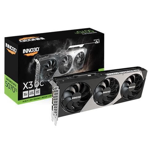 Inno3D GeForce RTX 5070 Ti X3 OC 16GB 256-Bit GDDR7 Ekran Kartı