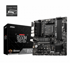 MSI B550M PRO‑VDH DDR4 4400 MHz (OC) 4 DIMM 128 GB 1×VGA 1×HDMI 1×DisplayPort 2×M.2 USB 3.2 Gen 1 AM4 B550 Mikro‑ATX Anakart (AMD Ryzen 5000 & 3000 Serisi Uyumlu)