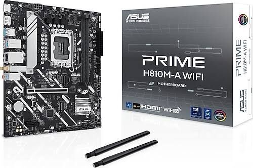 Asus PRIME H810M-A WIFI Intel 1851p DDR5 6400 HDMI DP 2xM2 USB3.2 mATX