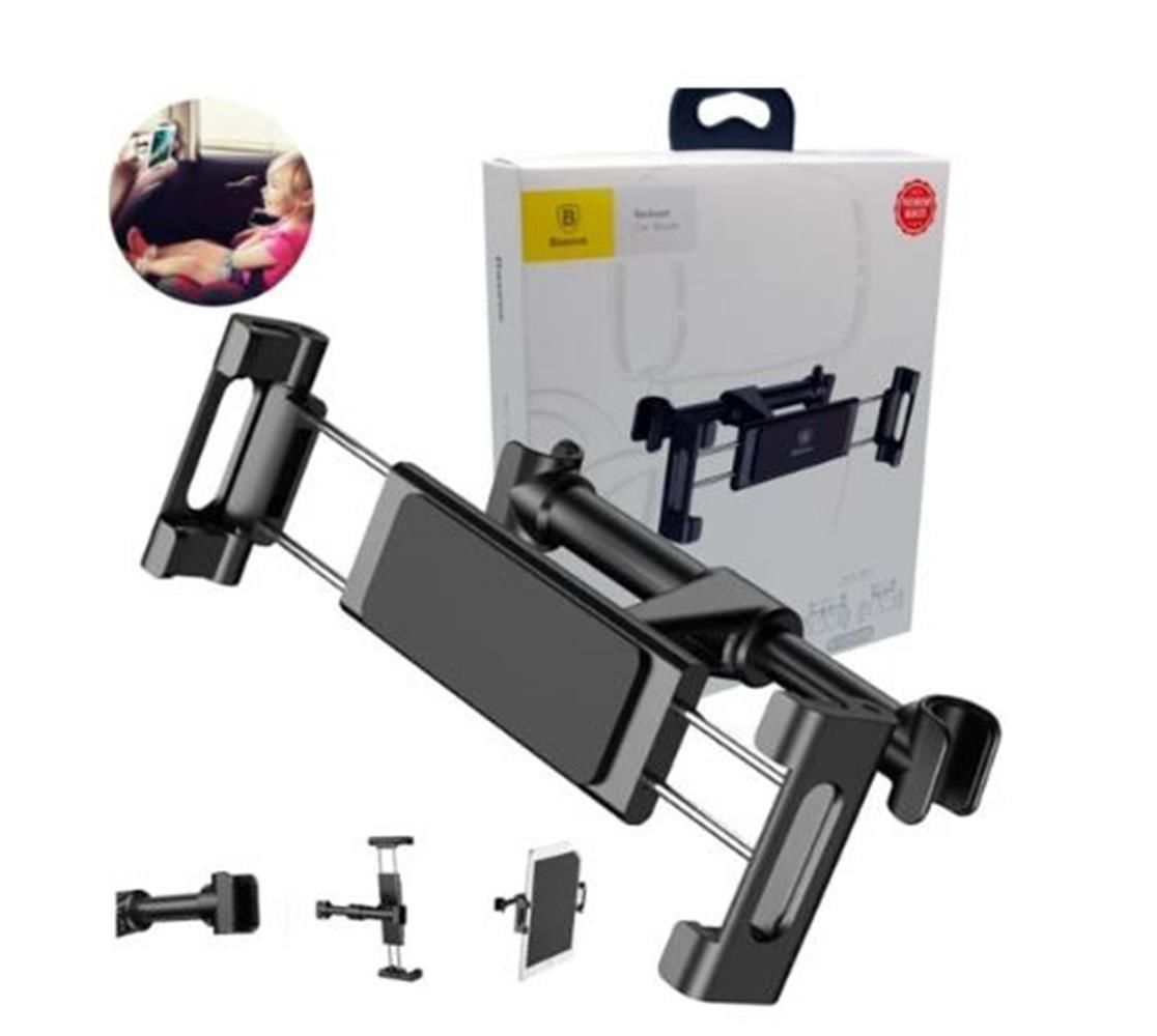 Baseus Backseat Car Mount Koltuk Arkası Telefon ve Tablet Tutucu Siyah (SUHZ-01)