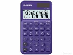 Casio SL-310UC-PL Mor (Purple) 10 Haneli Vergi ve Zaman Hesaplamalı Cep Tipi Hesap Makinesi