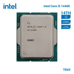 Intel Core i5-14400 2.50GHz (4.70GHz Turbo) 20MB L3 LGA1700 Tray İşlemci (Dahili Grafikli)