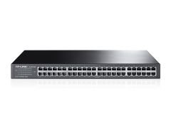 TP-Link TL‑SF1048 48 Port 10/100 Mbps RJ45 Çelik Kasa Rack‑Mount Yönetilemez Switch (Fanless, Green Ethernet)