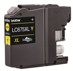 Brother LC675XLY Yellow (Sarı) Yüksek Kapasiteli Orijinal Mürekkep Kartuşu - MFC-J2320 / MFC-J2720