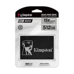 Kingston 512GB KC600 2.5'' SATA 3 SSD (550MB/s Okuma - 520MB/s Yazma) (SKC600-512G)