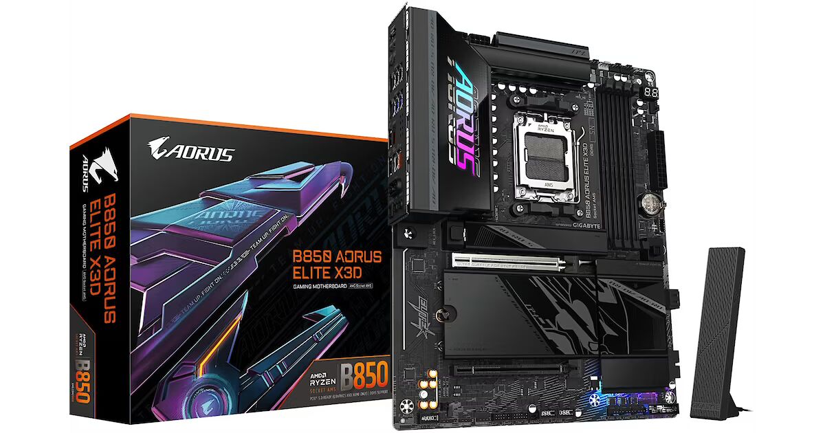 GIGABYTE B850 AORUS ELITE X DDR5 8000Mhz HDMI/DP ATX AM5