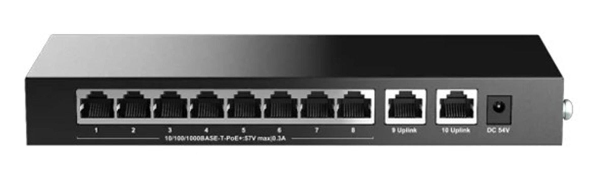 H3C Magic BS210T-HP 8 Port PoE+ 2 Port Uplink 10/100/1000 Mbps 110W Metal Kasa Switch