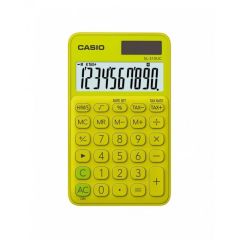 Casio SL-310UC-YG 10 Haneli Vergi ve Zaman Hesaplama Fonksiyonlu Cep Tipi Hesap Makinesi - Sarı