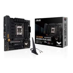 ASUS TUF GAMING B650M-PLUS WIFI DDR5 6400MHz 1xHDMI 1xDP 2xM.2 USB 3.2 mATX AM5 Anakart (AMD AM5 7000 Serisi Uyumlu)