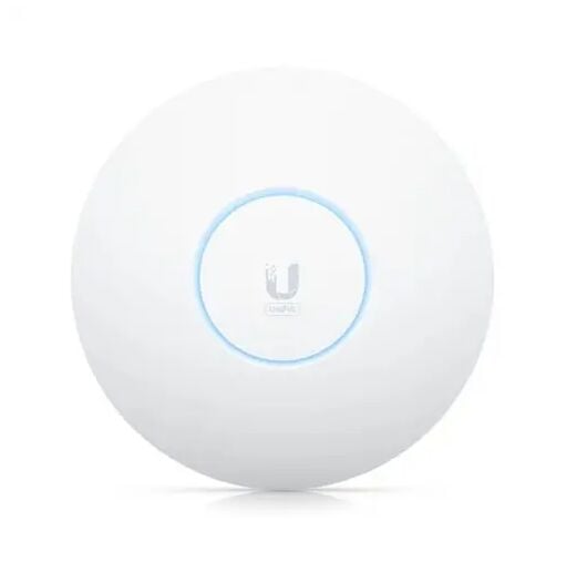 UBNT U6‑ENTERPRISE Ceiling‑Mounted WiFi 6E Tri‑Band MU‑MIMO 10‑Spatial‑Stream 2.5 GbE Access Point, 600+ Client, WPA‑Enterprise, 140 m² Kapsama