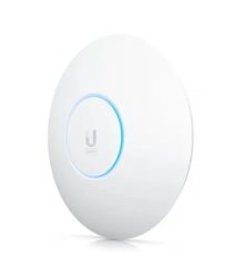 UBNT U6‑ENTERPRISE Ceiling‑Mounted WiFi 6E Tri‑Band MU‑MIMO 10‑Spatial‑Stream 2.5 GbE Access Point, 600+ Client, WPA‑Enterprise, 140 m² Kapsama