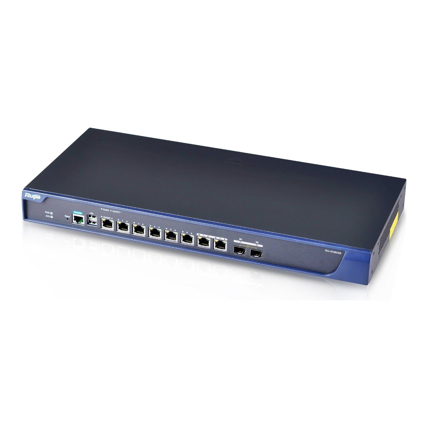 Ruijie RG-WS6008 Wireless Access Controller (6x GE + 2x 1GE Combo Port, AC Controller)