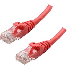 Uranium Cat6 UTP Patch Kablo 26AWG 250MHz LSZH Kırmızı 30 cm