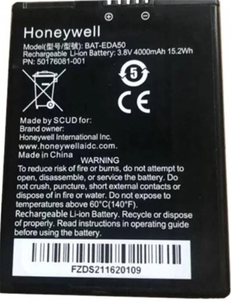 Honeywell 50176081-001 EDA50 Orijinal Batarya